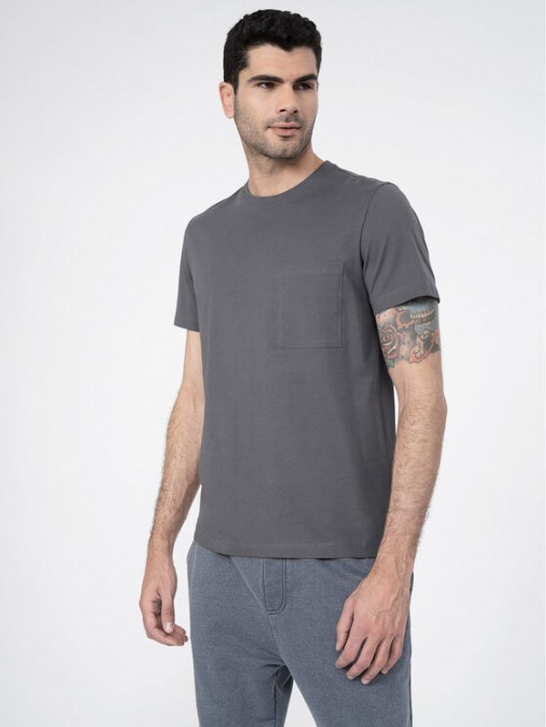 4F 4F Тишърт 4FSS23TTSHM297 Сив Regular Fit