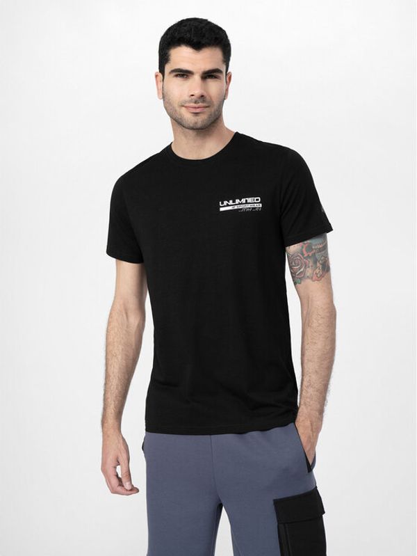 4F 4F Тишърт 4FSS23TTSHM307 Черен Regular Fit