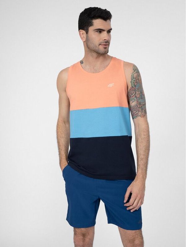 4F 4F Тишърт 4FSS23TTSHM352 Розов Regular Fit