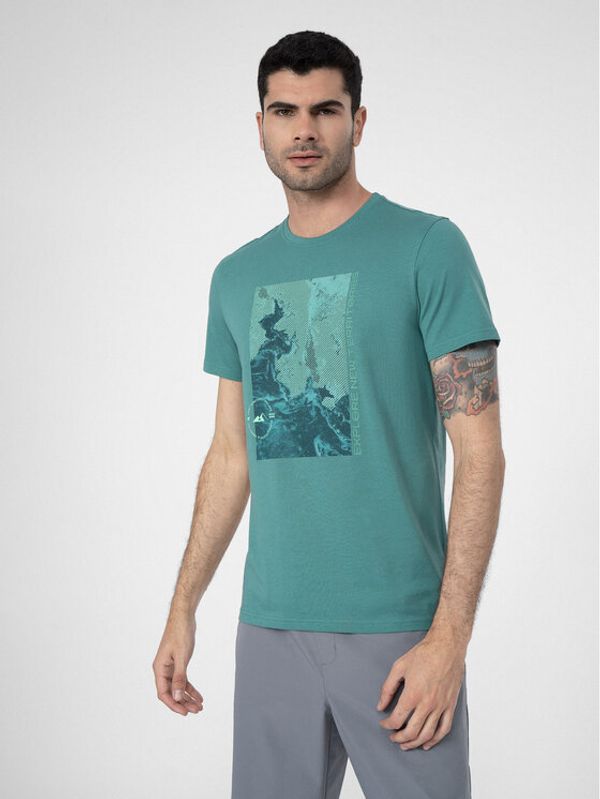 4F 4F Тишърт 4FSS23TTSHM485 Син Regular Fit