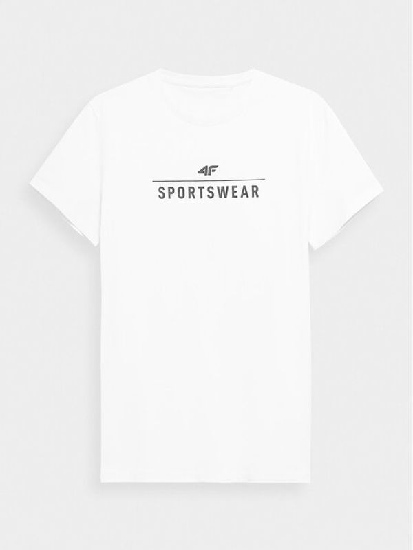 4F 4F Тишърт 4FSS23TTSHM539 Бял Regular Fit