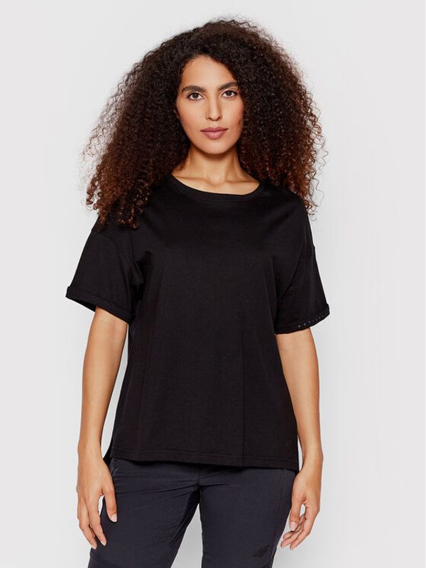 4F 4F Тишърт H4L22-TSD011 Черен Relaxed Fit