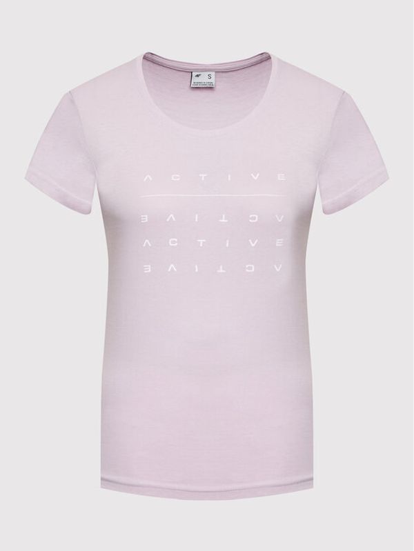 4F 4F Тишърт H4L22-TSD013 Виолетов Regular Fit