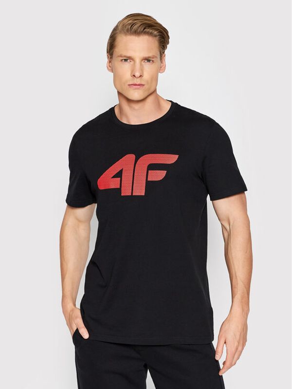 4F 4F Тишърт H4L22-TSM353 Черен Regular Fit