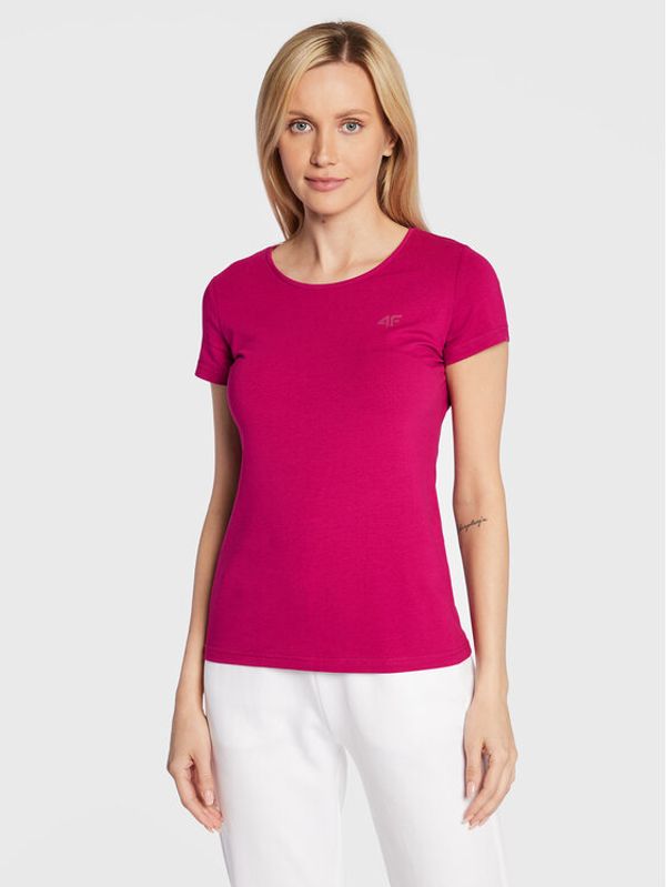 4F 4F Тишърт H4Z22-TSD350 Розов Regular Fit