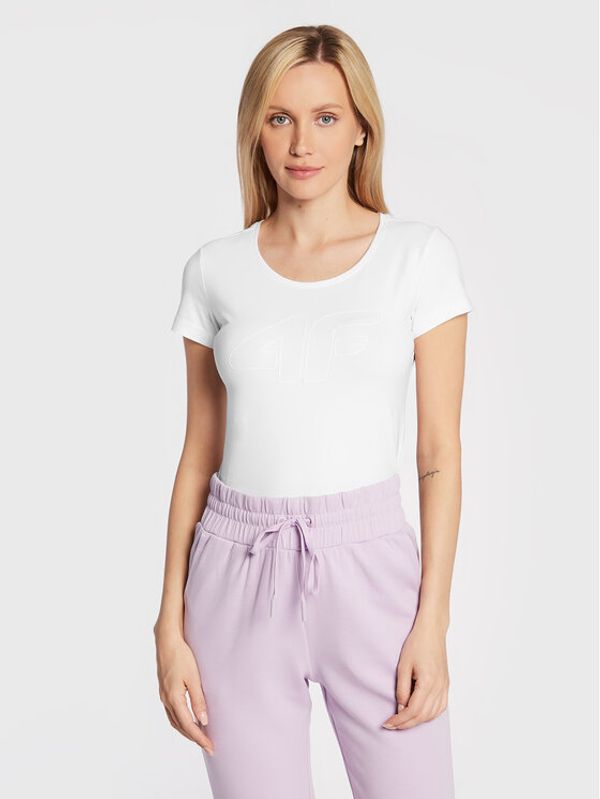 4F 4F Тишърт H4Z22-TSD353 Бял Regular Fit