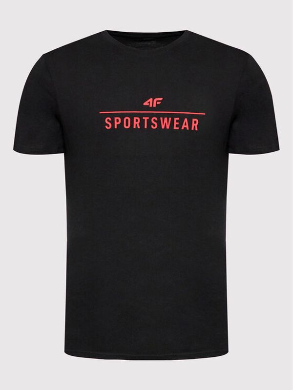 4F 4F Тишърт H4Z22-TSM354 Черен Regular Fit