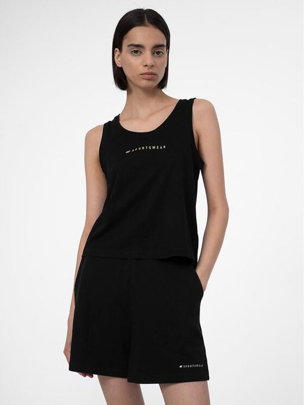 4F 4F топ 4FSS23TTSHF567 Черен Regular Fit