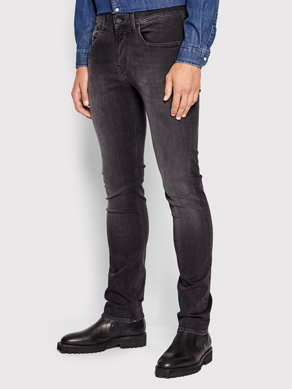 7 For All Mankind 7 For All Mankind Дънки Slimmy JSMSA240BB Черен Slim Fit