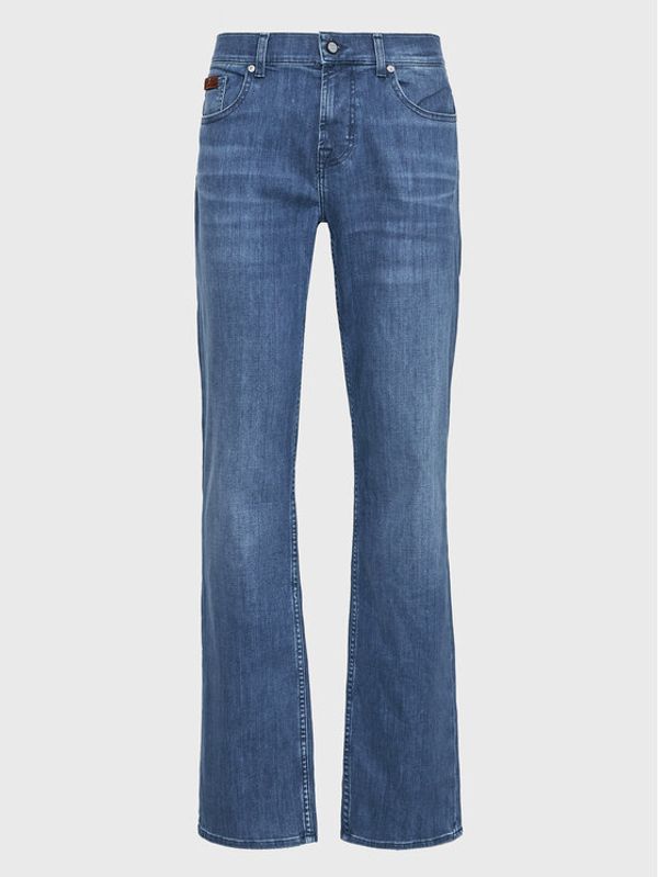 7 For All Mankind 7 For All Mankind Дънки Standard JSMNB800EM Син Standard Fit