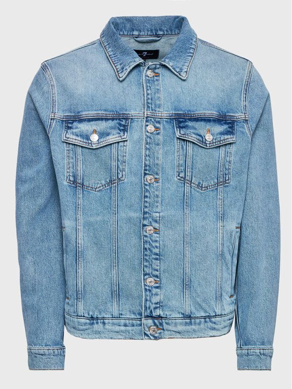 7 For All Mankind 7 For All Mankind Дънково яке Perfect JSK5C100WA Син Regular Fit