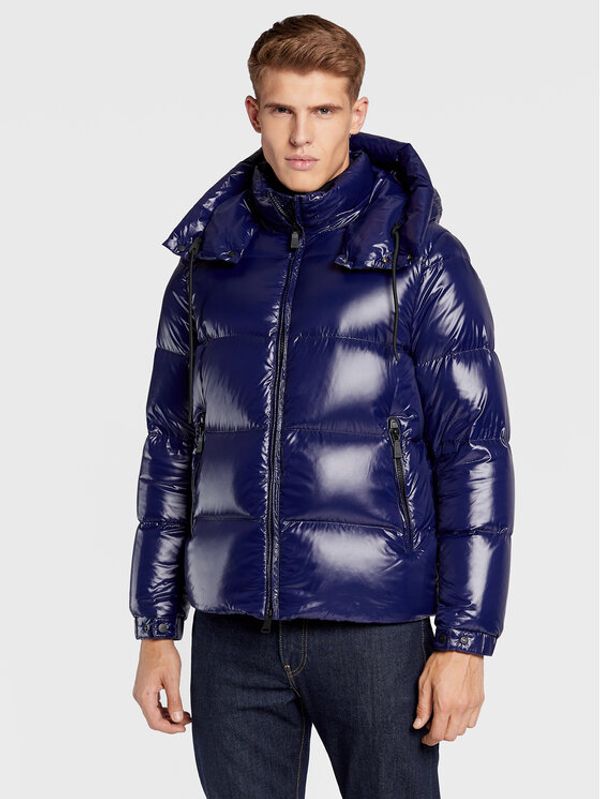 Add Add Пухено яке 6AM771 Тъмносин Regular Fit