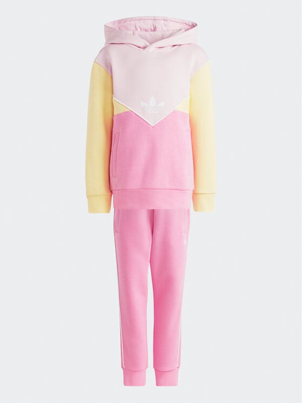 adidas adidas Анцуг Adicolor Hoodie Set H60101 Розов Regular Fit