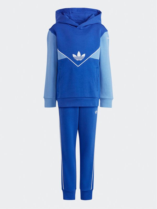 adidas adidas Анцуг Adicolor Hoodie Set IB9911 Син Regular Fit