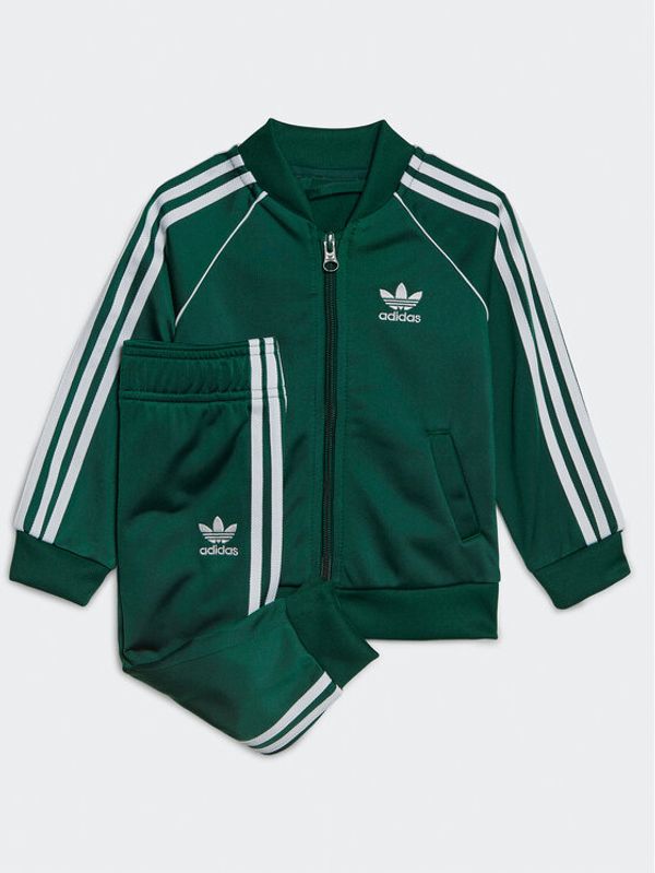 adidas adidas Анцуг Adicolor SST Tracksuit IB8635 Зелен Regular Fit