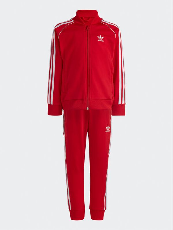 adidas adidas Анцуг Adicolor SST Tracksuit IC9178 Червен Regular Fit