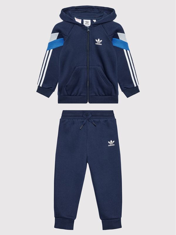 adidas adidas Анцуг Full-Zip HL2209 Тъмносин Regular Fit