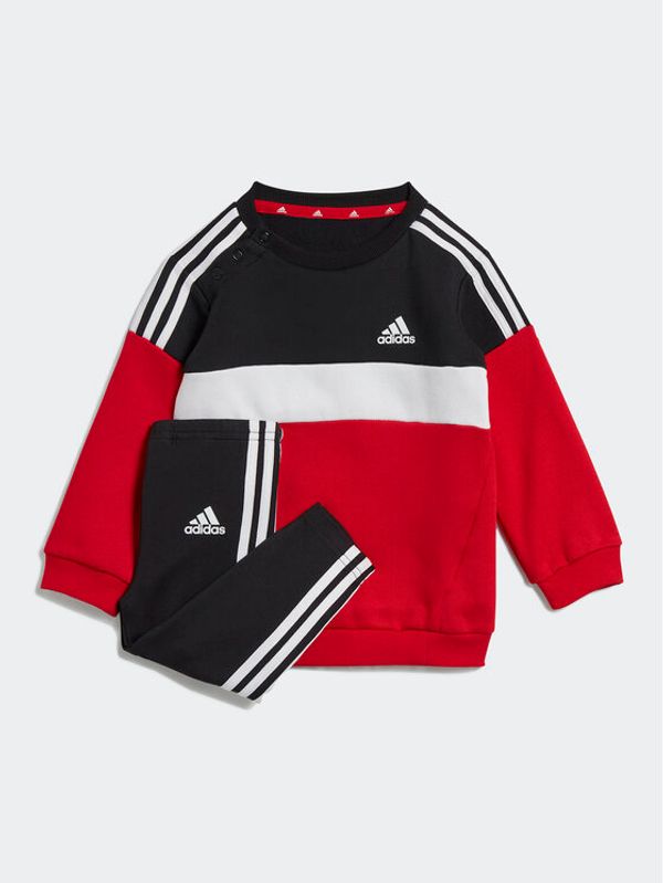 adidas adidas Анцуг Tiberio 3-Stripes Colorblock IA3125 Черен Slim Fit