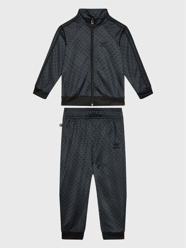 adidas adidas Анцуг Track H62934 Черен Regular Fit