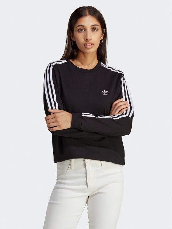 adidas adidas Блуза adicolor Classics IB7418 Черен Regular Fit