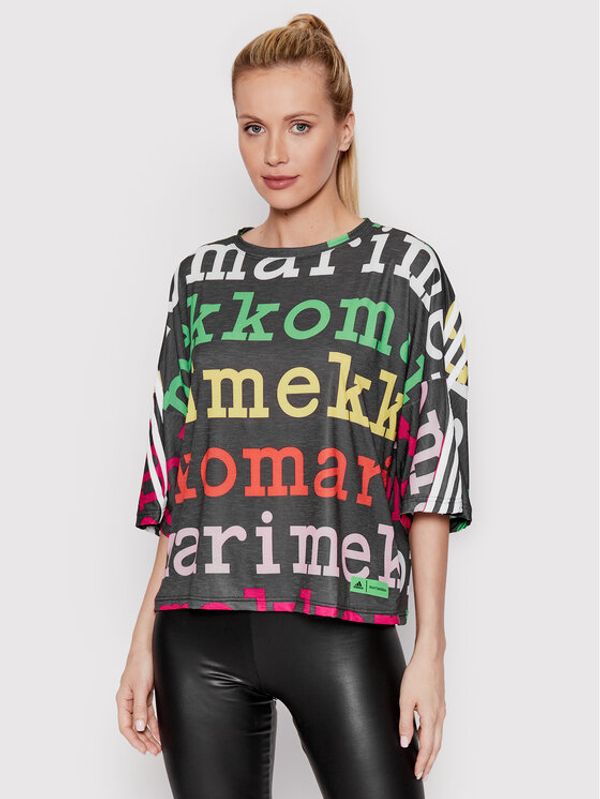 adidas adidas Блуза MARIMEKKO HG6327 Черен Loose Fit
