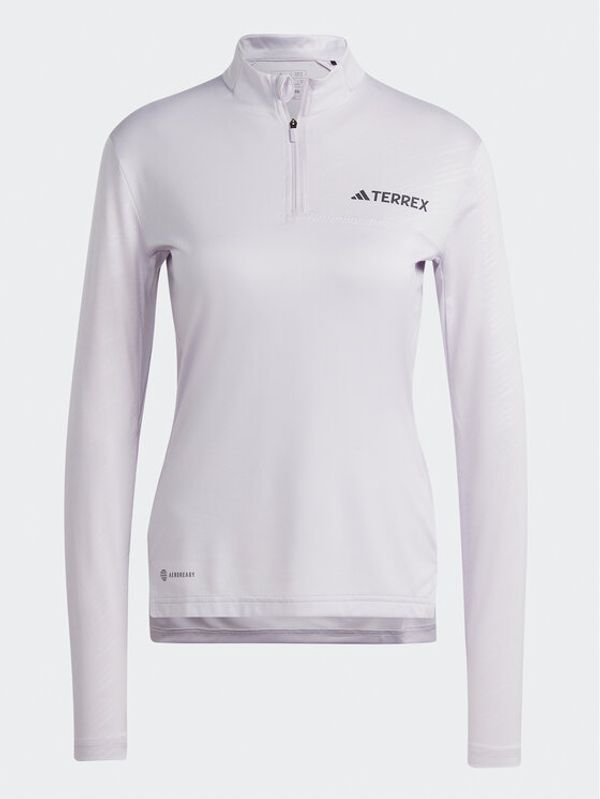 adidas adidas Блуза Terrex Multi Half-Zip Long-Sleeve Top HM4015 Виолетов Slim Fit