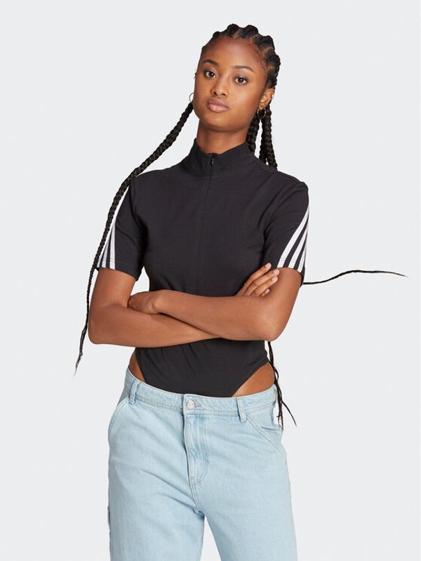 adidas adidas Боди Future Icons 3-Stripes Bodysuit HT4705 Черен Slim Fit