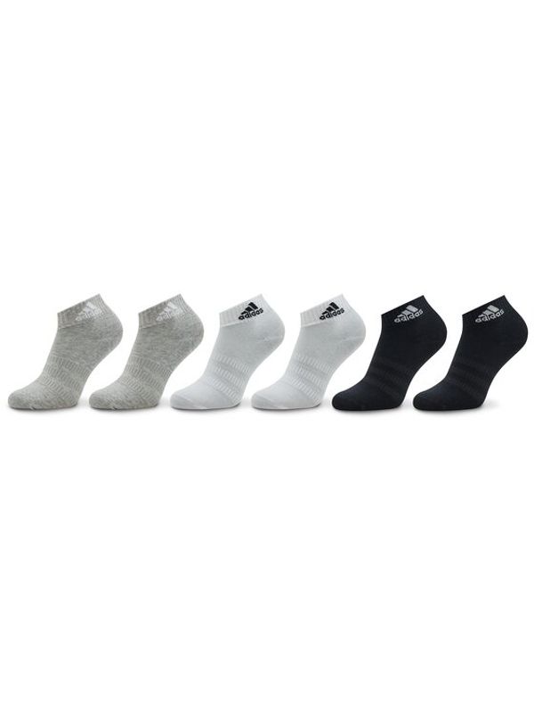 adidas adidas Чорапи къси унисекс Thin and Light Sportswear Ankle Socks 6 Pairs IC1307 Сив