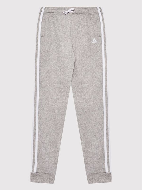 adidas adidas Долнище анцуг 3S FT HU1551 Сив Slim Fit