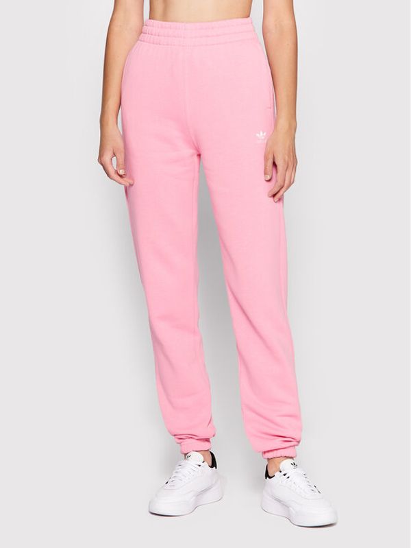 adidas adidas Долнище анцуг adicolor Essentials Fleece HJ7864 Розов Regular Fit