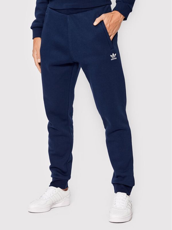 adidas adidas Долнище анцуг adicolor Essentials Trefoil HK0107 Тъмносин Slim Fit