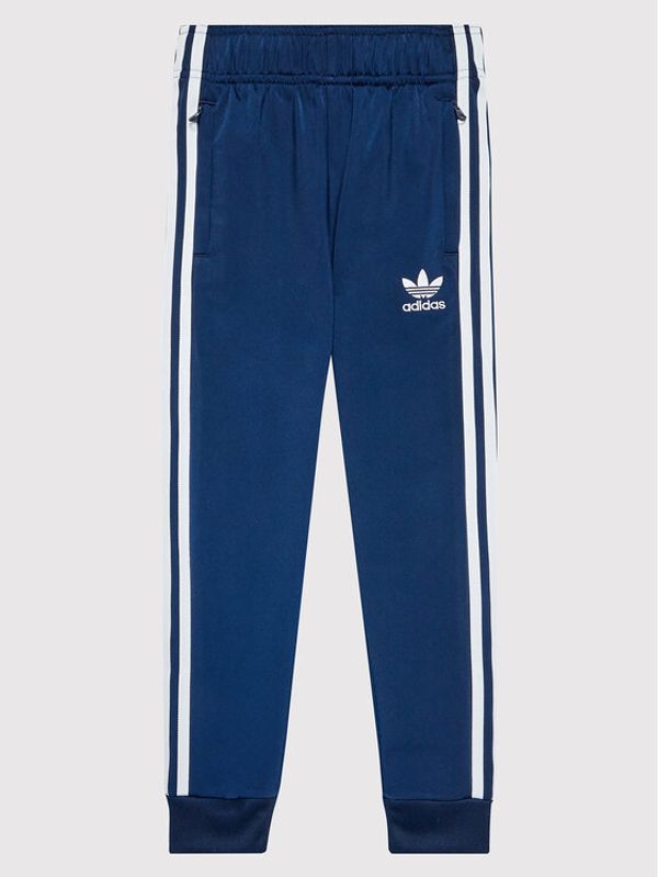 adidas adidas Долнище анцуг adicolor Sst Track HK0323 Тъмносин Regular Fit