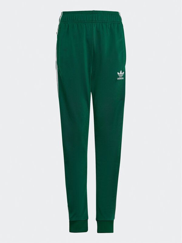 adidas adidas Долнище анцуг Adicolor SST Tracksuit Bottoms IC3089 Зелен Regular Fit