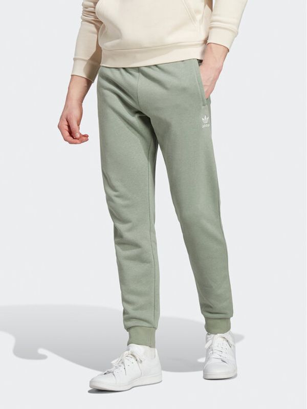 adidas adidas Долнище анцуг Essentials+ Made with Hemp Joggers HR2968 Зелен Slim Fit