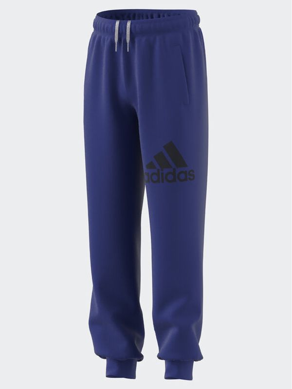 adidas adidas Долнище анцуг Essentials Regular Fit Big Logo Cotton Joggers IJ6301 Син Regular Fit
