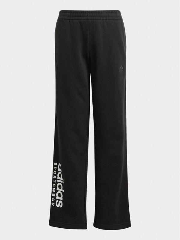 adidas adidas Долнище анцуг Fleece Kids IL4937 Черен Loose Fit