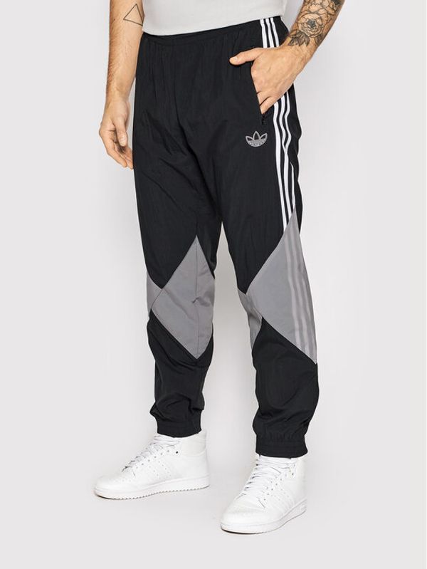 adidas adidas Долнище анцуг Sprt Lightning Track HE4715 Черен Regular Fit