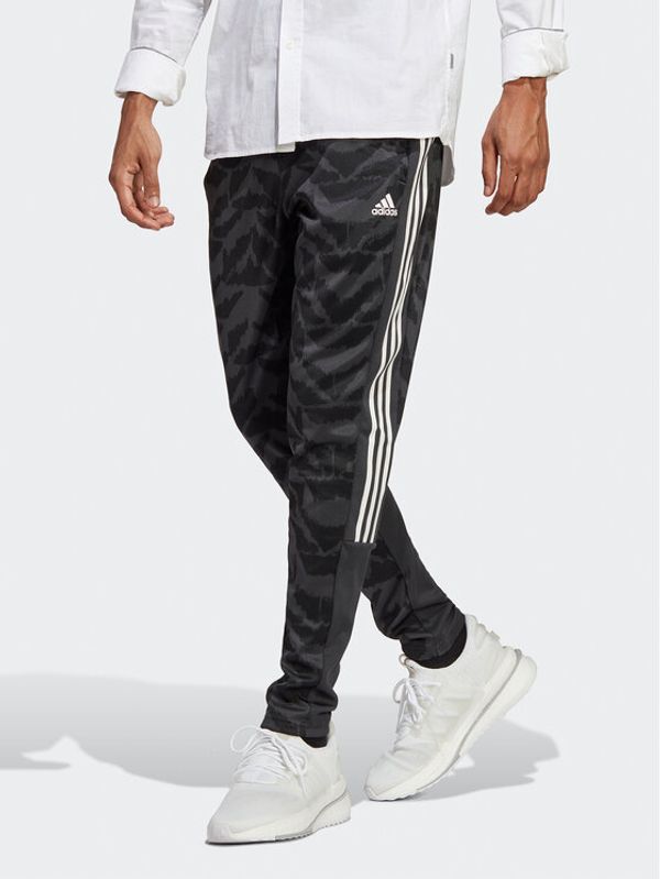 adidas adidas Долнище анцуг Tiro Suit-Up Lifestyle Tracksuit Bottoms IB8383 Сив Regular Fit
