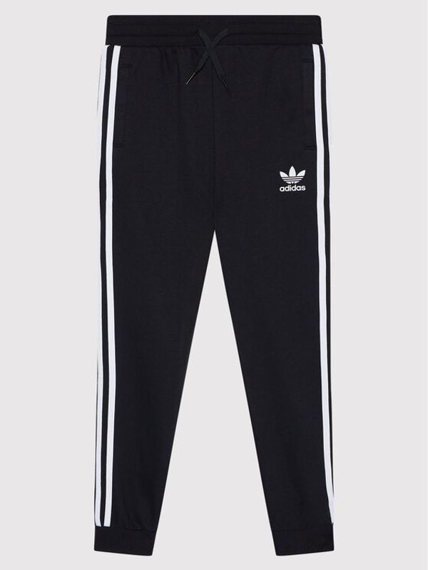adidas adidas Долнище анцуг Trefoil 3-Stripes DV2872 Черен Regular Fit
