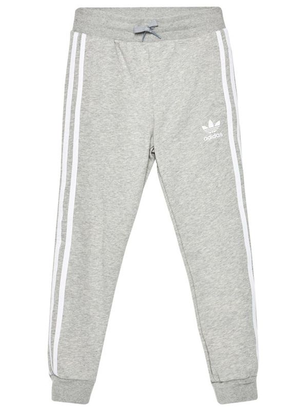 adidas adidas Долнище анцуг Trefoil 3-Stripes GD2705 Сив Regular Fit