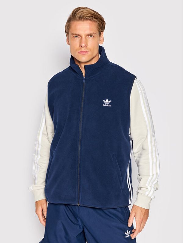 adidas adidas Елек adicolor 3-Stripes HK7391 Тъмносин Relaxed Fit