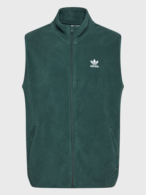 adidas adidas Елек adicolor 3-Stripes HK7393 Зелен Relaxed Fit