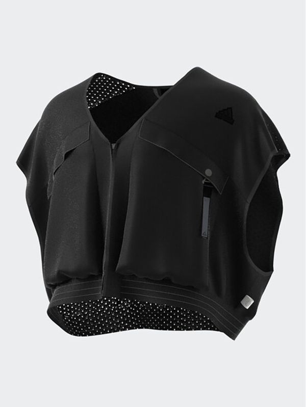 adidas adidas Елек City Escape Premium Vest IC6735 Черен Loose Fit