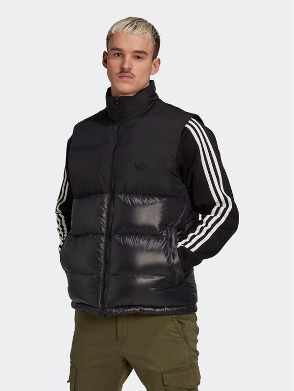 adidas adidas Елек Down Regen Puffer Vest HL9185 Черен Regular Fit