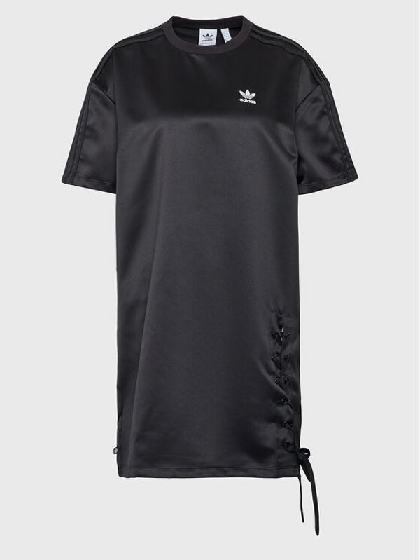 adidas adidas Ежедневна рокля Always Original Laced HK5079 Черен Relaxed Fit