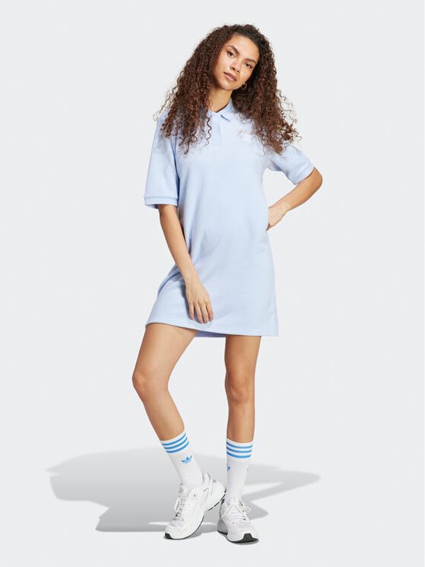adidas adidas Ежедневна рокля Polo Dress IP3753 Син