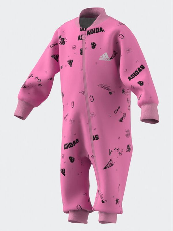 adidas adidas Гащеризон IA1558 Розов Regular Fit