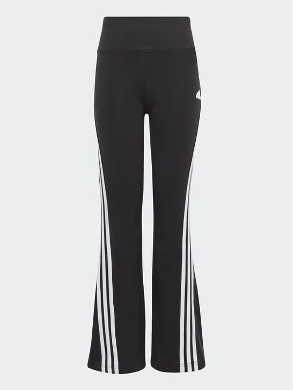 adidas adidas Клин Future Icons 3-Stripes Cotton Flared Leggings IC0115 Черен