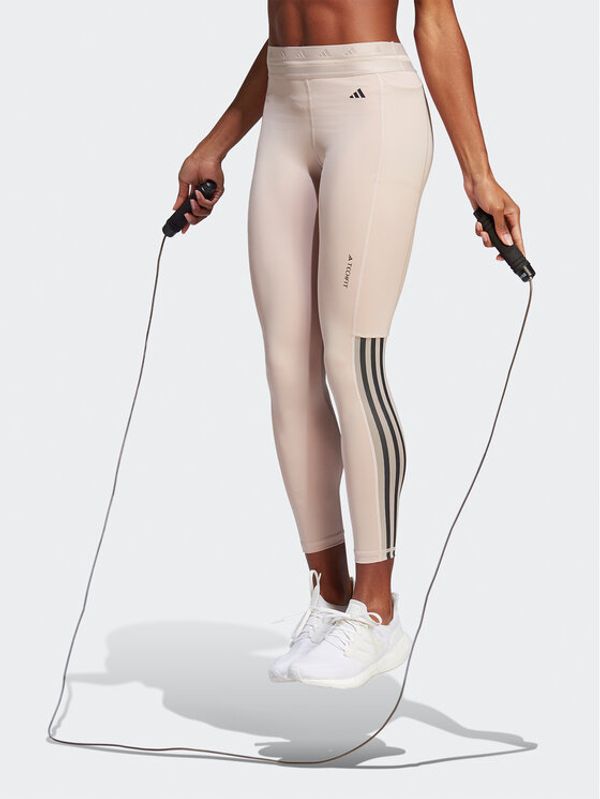 adidas adidas Клин Techfit Hyperglam 7/8 Leggings HR2943 Кафяв