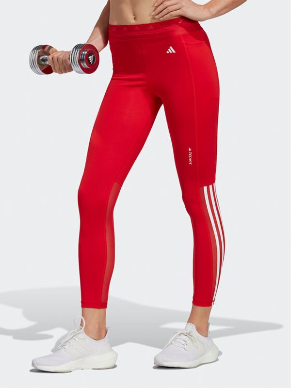 adidas adidas Клин Techfit Hyperglam 7/8 Leggings HR2944 Червен